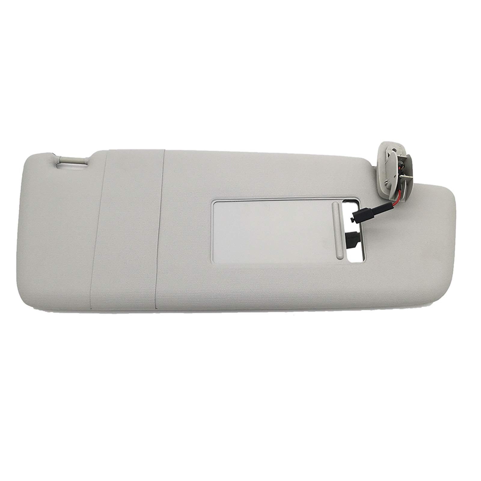 QASULER Sonnenblende for Beifahrerseite, rechts, Sonnenschutz, Blendschutz, for VW, for Passat B5 1998–2004, grau mit Spiegel Auto-Sonnenblende von QASULER