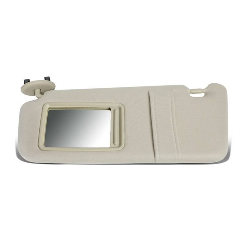 QASULER Sonnenblende for Linke Fahrerseite, Hellbeige, for Toyota, for Camry 2007–2011 Auto-Sonnenblende von QASULER
