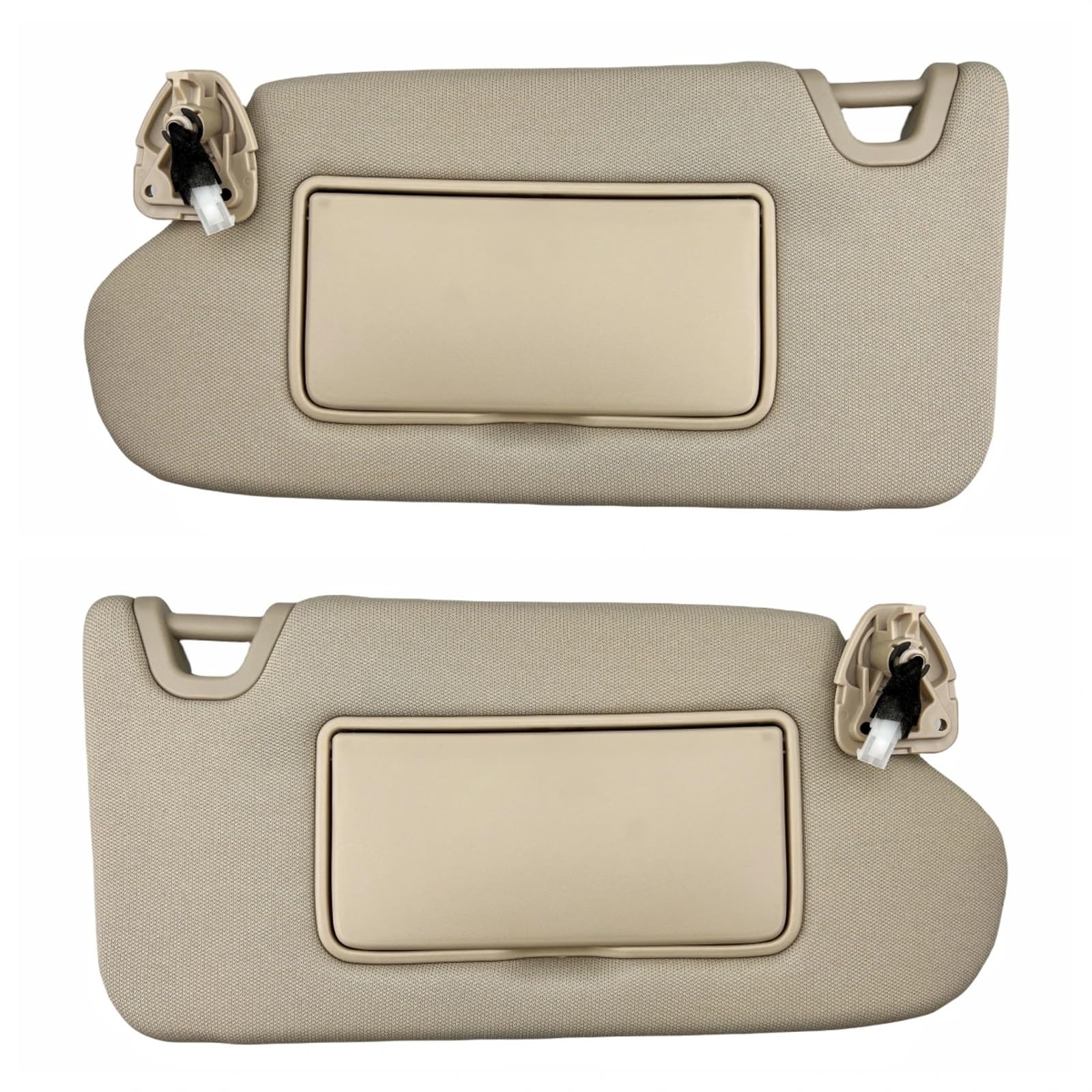 QASULER Sonnenblende mit Licht, for Nissan, Altima 2013 2014 2015 2016 2017 2018 OEM# 96401-3TA2A 96400-3TA2A Auto-Sonnenblende(Beige Left and Right) von QASULER