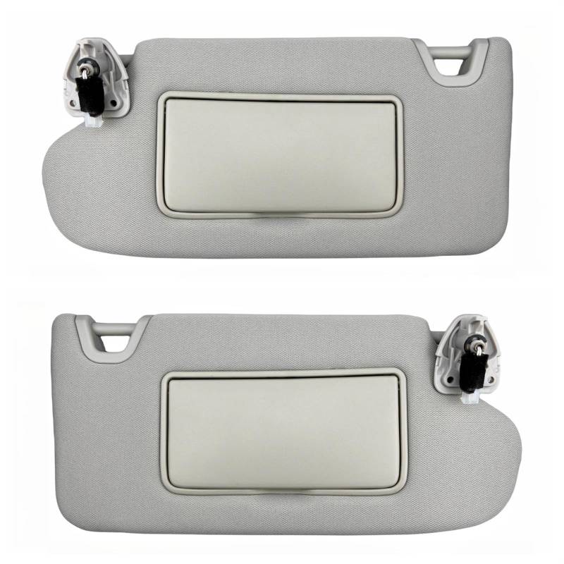 QASULER Sonnenblende mit Licht, for Nissan, Altima 2013 2014 2015 2016 2017 2018 OEM# 96401-3TA2A 96400-3TA2A Auto-Sonnenblende(Gray Left and Right) von QASULER