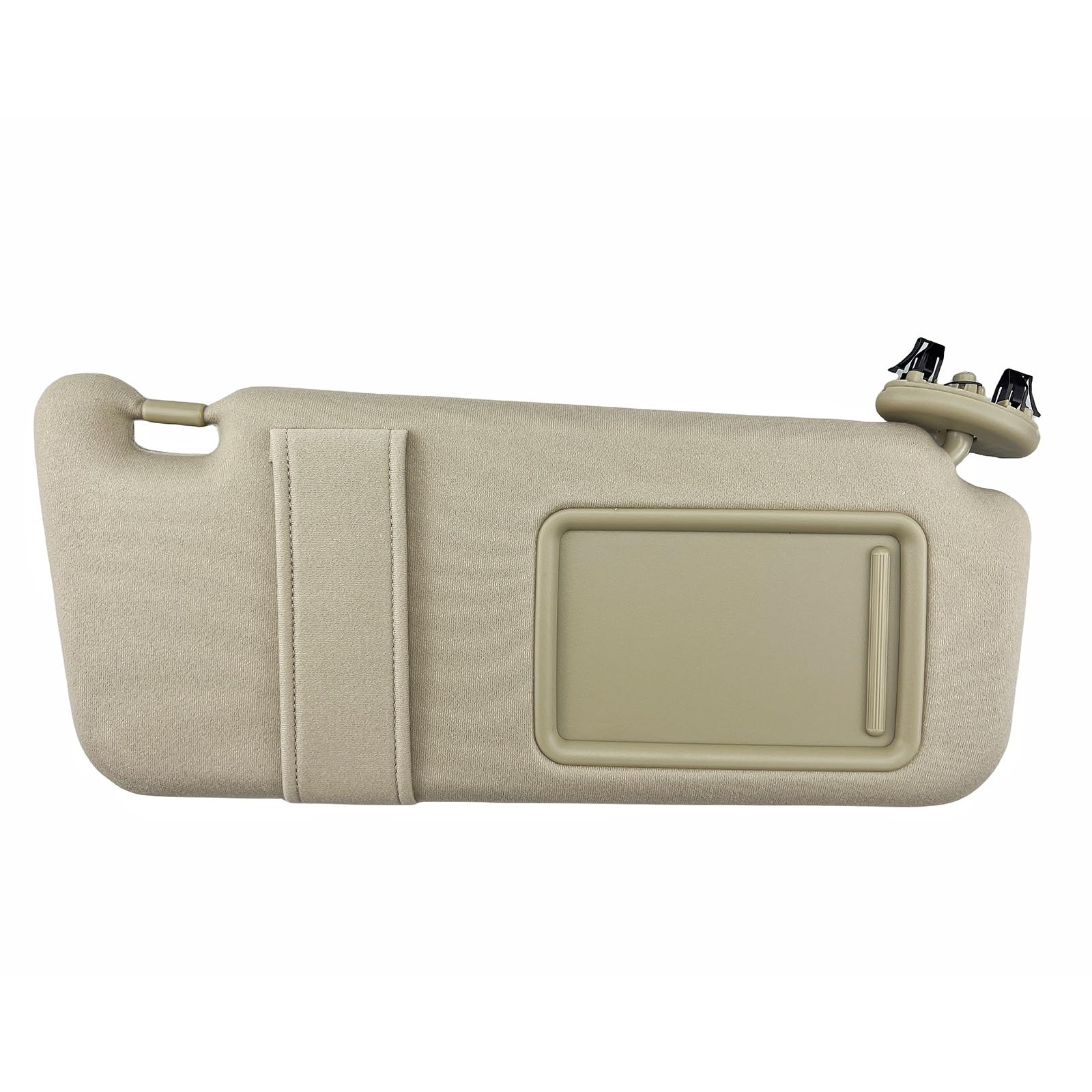 QASULER Sonnenblende mit Lichtern, kompatibel mit Toyota, Camry 2007–2011. Ersetzt 74320-06800-B0 74310-06770-B0 Auto-Sonnenblende(Beige Right) von QASULER