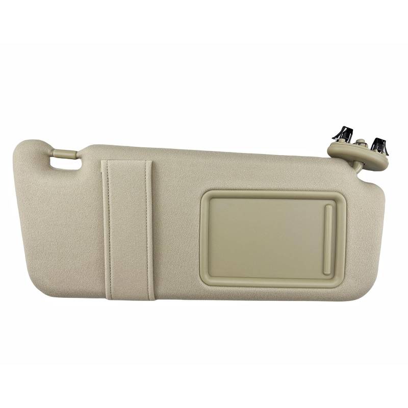 QASULER Sonnenblende mit Lichtern, kompatibel mit Toyota, Camry 2007–2011. Ersetzt 74320-06800-B0 74310-06770-B0 Auto-Sonnenblende(Beige Right) von QASULER