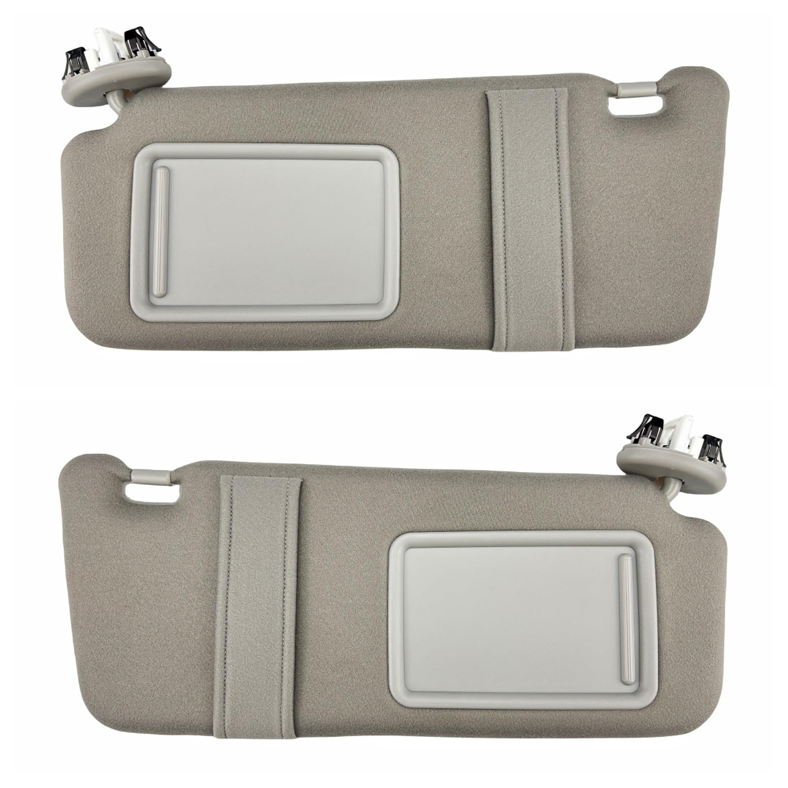 QASULER Sonnenblende mit Lichtern, kompatibel mit Toyota, Camry 2007–2011. Ersetzt 74320-06800-B0 74310-06770-B0 Auto-Sonnenblende(Gray Left and Right) von QASULER