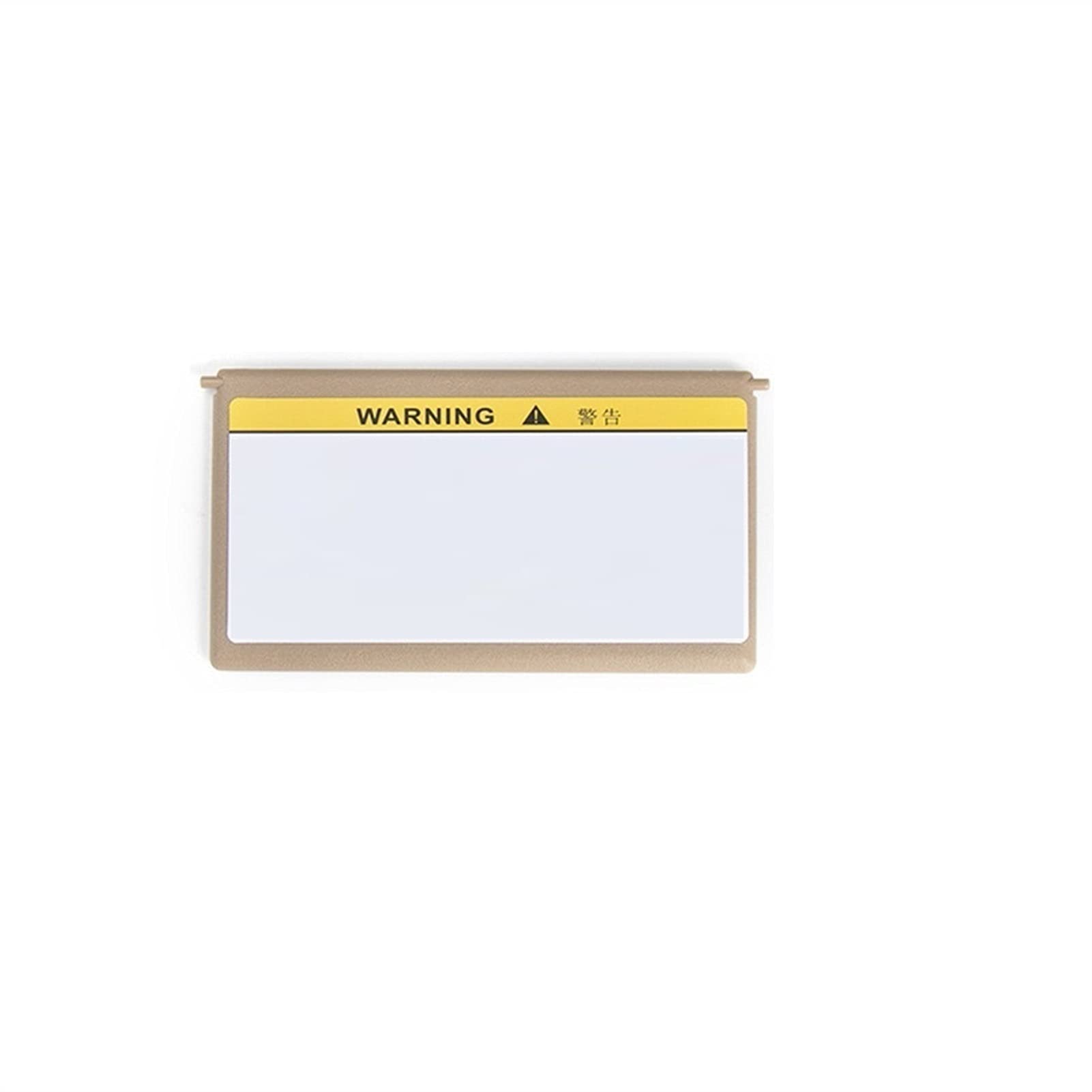 QASULER Sonnenschutz-Visier, Innen-Make-up-Spiegel, Kosmetikspiegel-Abdeckung, for Mercedes-Benz, for C-Klasse W203 16481011109E86 Auto-Sonnenblende(Almond R) von QASULER