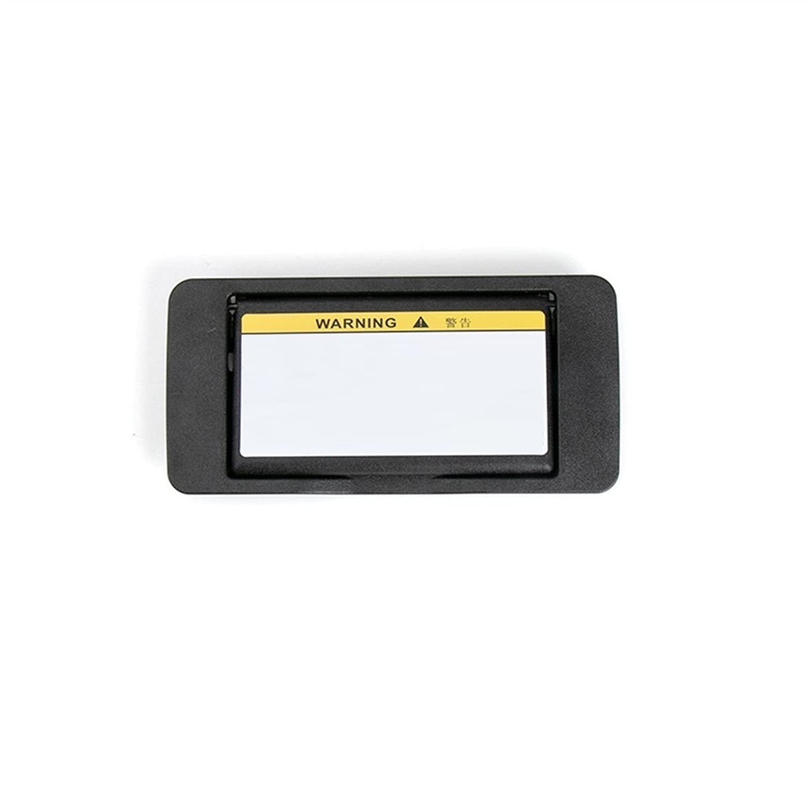 QASULER Sonnenschutz-Visier, Innen-Make-up-Spiegel, Kosmetikspiegel-Abdeckung, for Mercedes-Benz, for C-Klasse W203 2007–2020 16481011109E86 Auto-Sonnenblende(Black R) von QASULER