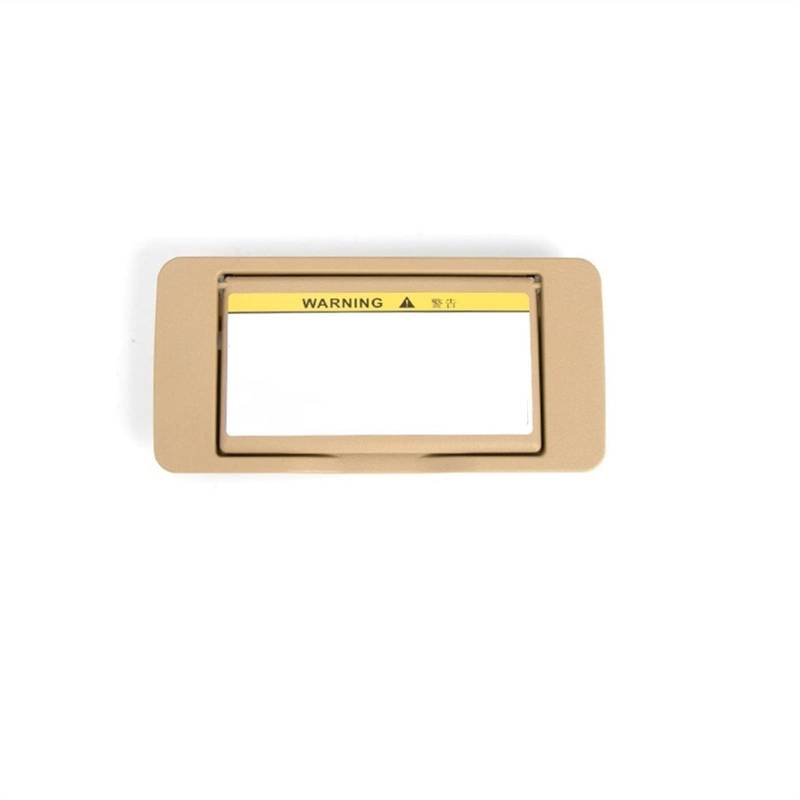 QASULER Sonnenschutz-Visier, Innen-Make-up-Spiegel, Kosmetikspiegel-Abdeckung, for Mercedes-Benz, for C-Klasse W203 2007–2020 16481011109E86 Auto-Sonnenblende(Deerskin R) von QASULER