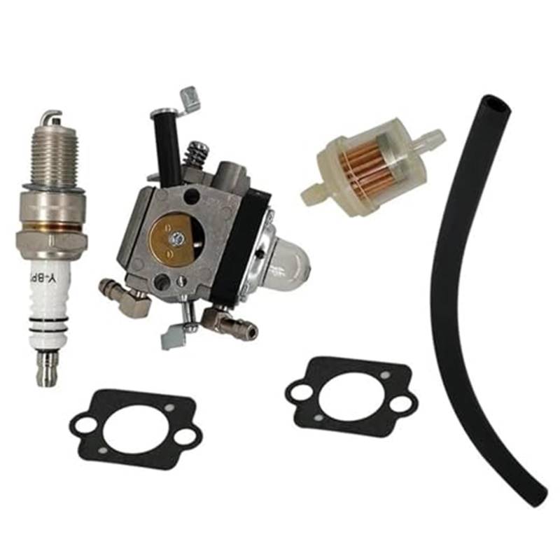 QASULER Vergaserdichtungssatz Wacker BS50-2 BS50-2i Rasenmähermotor Ersatzzubehör Vergaser Vergaser Zündkerzensatz Reparatur Vergaser-Ersatzteile von QASULER