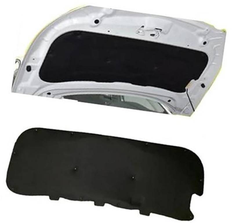 QASULER Wärme-Schallmatte, Isolierungswattepad, for Peugeot, 308 T8 T9 2012 2013 2014 2015 2016 2017 2018 2019 2020(Black T9 2016-2019) von QASULER