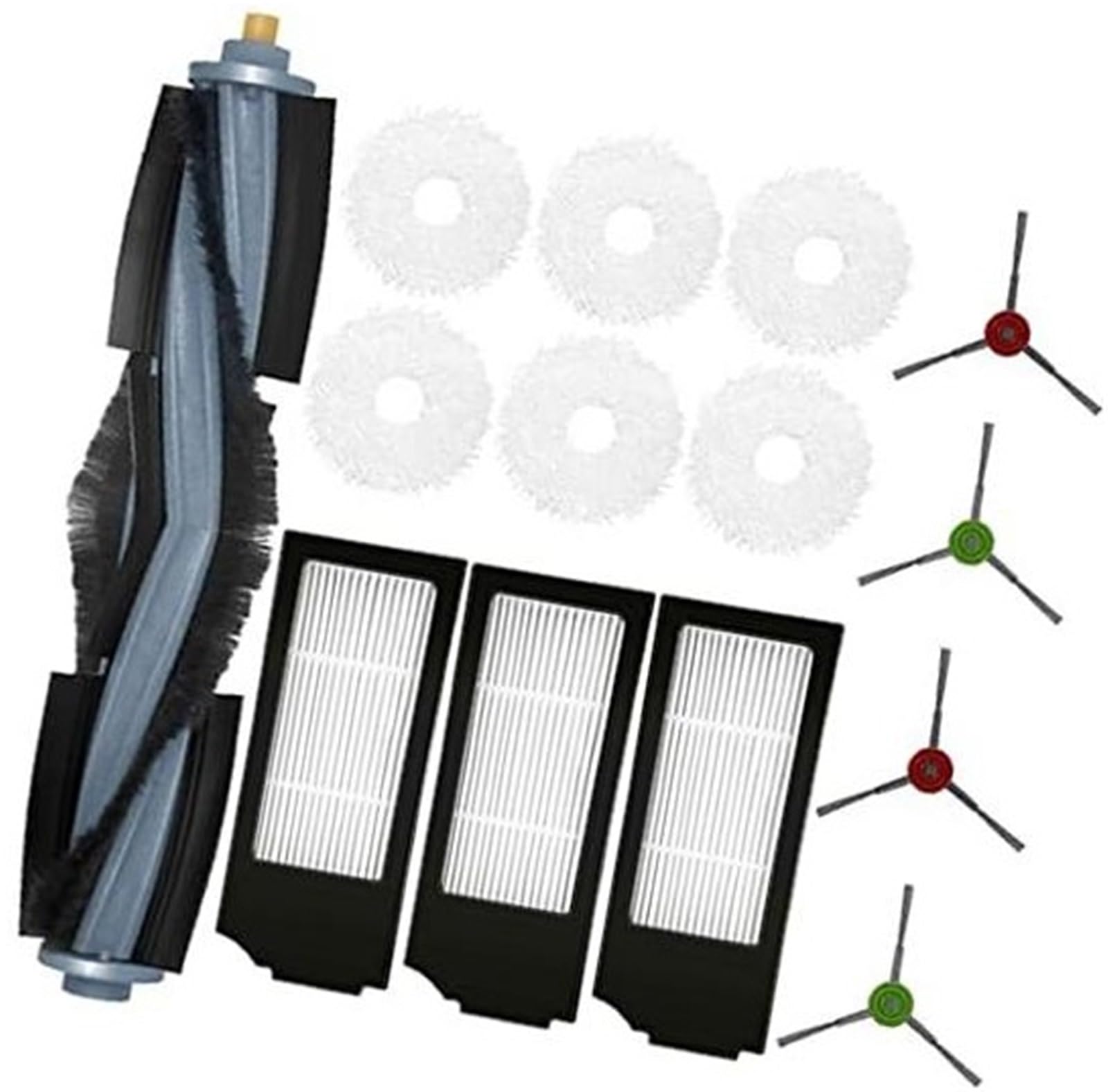 QASULER Zubehör, for Ecovacs Deebot X1 Turbo Omni Roboterstaubsauger, Ersatz, Hauptbürste, Seitenbürste, Hepa-Filter, Wischtuch Staubsauger-Ersatzteile QASULER Zubehör, for Ecovacs Deebot X1 Turbo Omni Roboterstaubsauger, Ersatz, Hauptbürste, Seitenbürste, Hepa-Filter, Wischtuch Staubsauger-Ersatzteile von QASULER