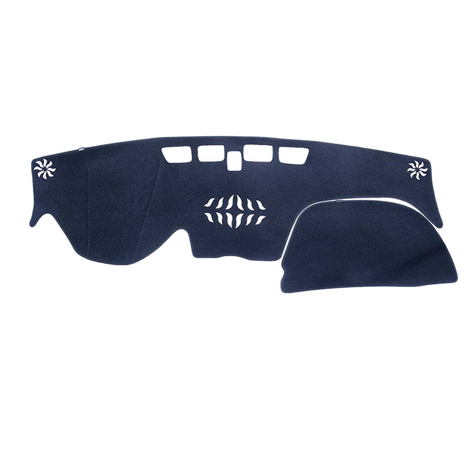 QASULER for Hyundai, Santa Fe 2019 2020 TM Anti-Slip Matte Dashboard Abdeckung Pad Sonnenschirm Dashmat Schützen Teppich Anti-Uv Dash Auto zubehör Armaturenbrettabdeckung(Red Edge,LHD) von QASULER