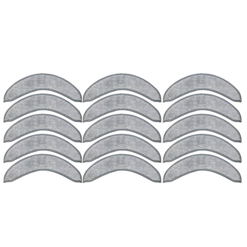 QASULER for Irobot, for Roomba Combo J7+/Plus Staubsauger Teile Ersatz Wischen Pads Zubehör Mikrofaser Mopp Pad Mopp Pads Teile Roboter-Staubsauger-Wischpad(15pcs) von QASULER