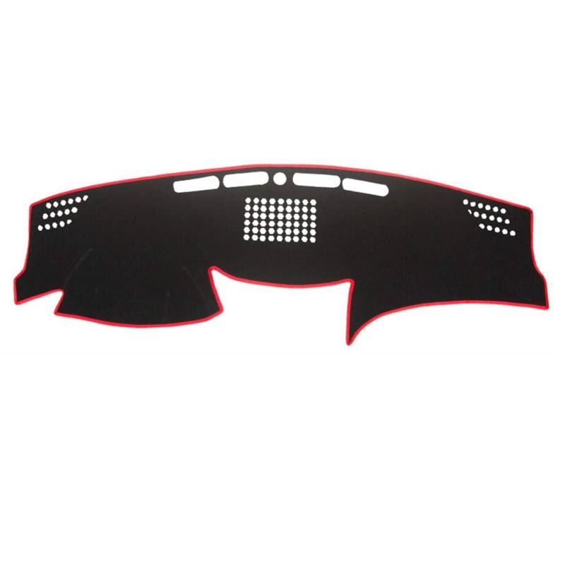 QASULER for Lexus, LS460 LS600 2006-2011 Innen Zubehör Auto Auto Dashboard Abdeckung Dash Matte Bord Pad Teppich Dashmat Anti-Uv matten Armaturenbrettabdeckung(Black Edge) von QASULER