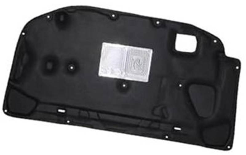 QASULER for Toyota, for Camry XV20 for Gracia for Altis 1997-2001 Motorhauben-Isolierung Schalldichte Wärme-Baumwollpolster-Innenabdeckung(Black Style 2) von QASULER