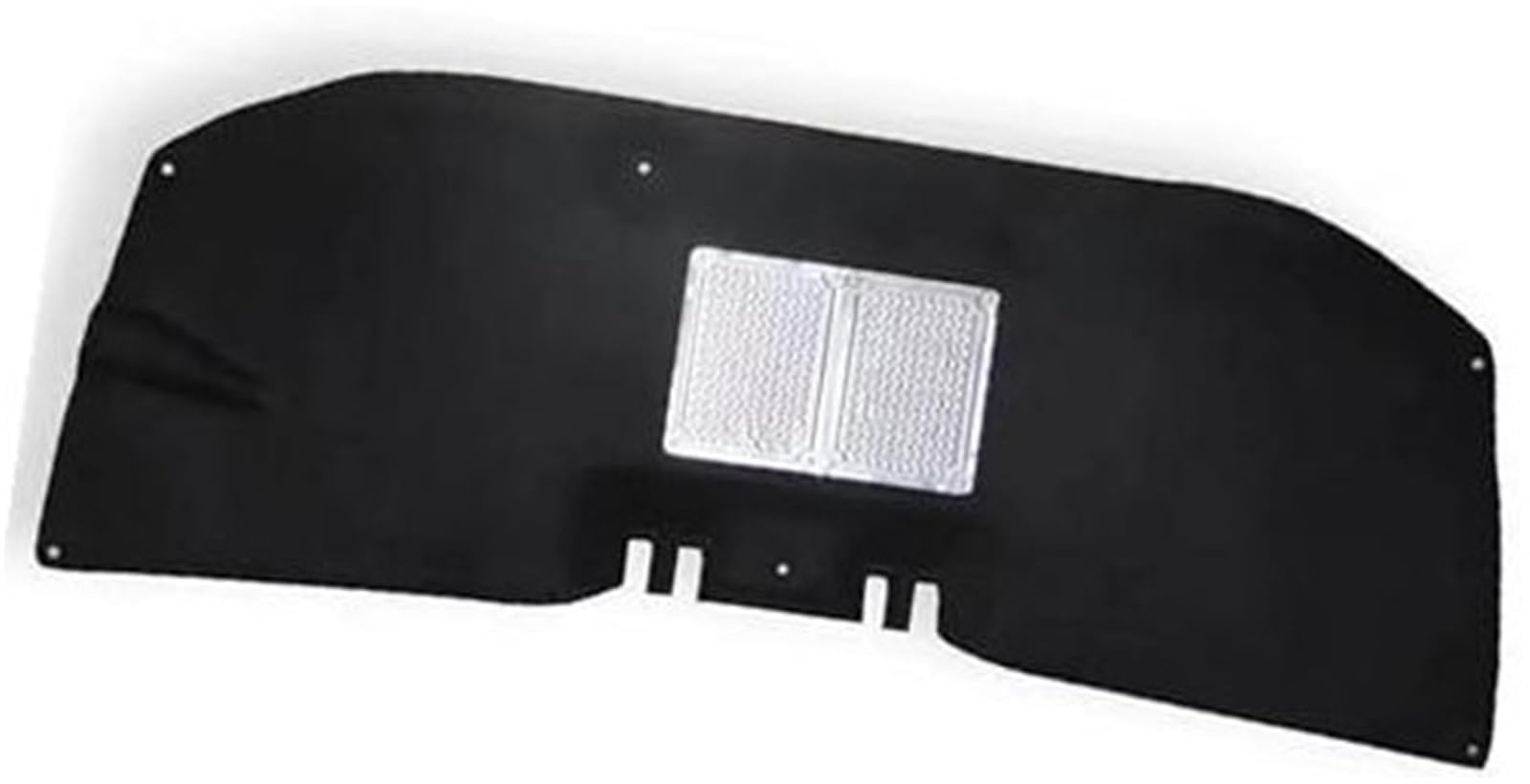 QASULER for Toyota, for Highlander XU50 MK3 for Kluger GX 2014 2015 2016 2017 2018 2019 Schalldichtes Isolierpolster for die Motorhaube(Black 1pcs Aluminum Foil) von QASULER
