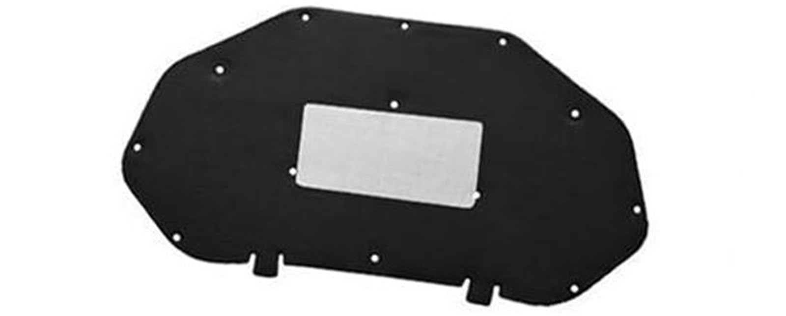 QASULER for VW, for Jetta, VA3 2019 Motorwärme-Schalldämmung Baumwollpolster Schallschutzmattenabdeckung(Black Style 2) von QASULER