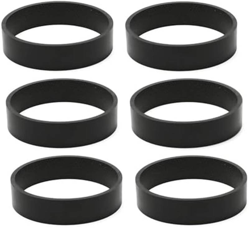 Staubsaugerriemen Staubsaugerriemen, Rändelriemen for Staubsauger, for Kirby, alle Generationen G3, G4, G5, G6, schwarzer Ersatz-Staubsaugerriemen von QASULER