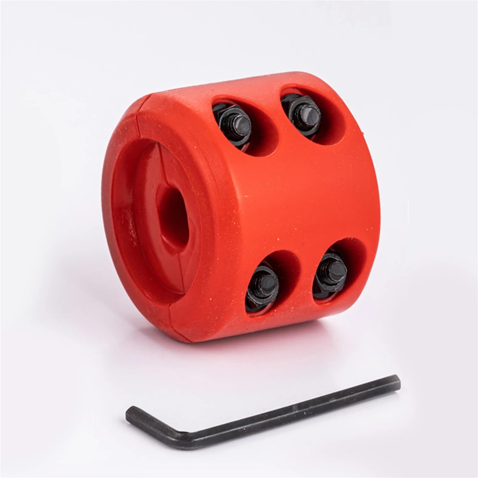 Windenhakenstopper mit Bergungsseil, Robustes Kabelzubehör for LKW, Geländefahrzeuge(Red) von QASVOU