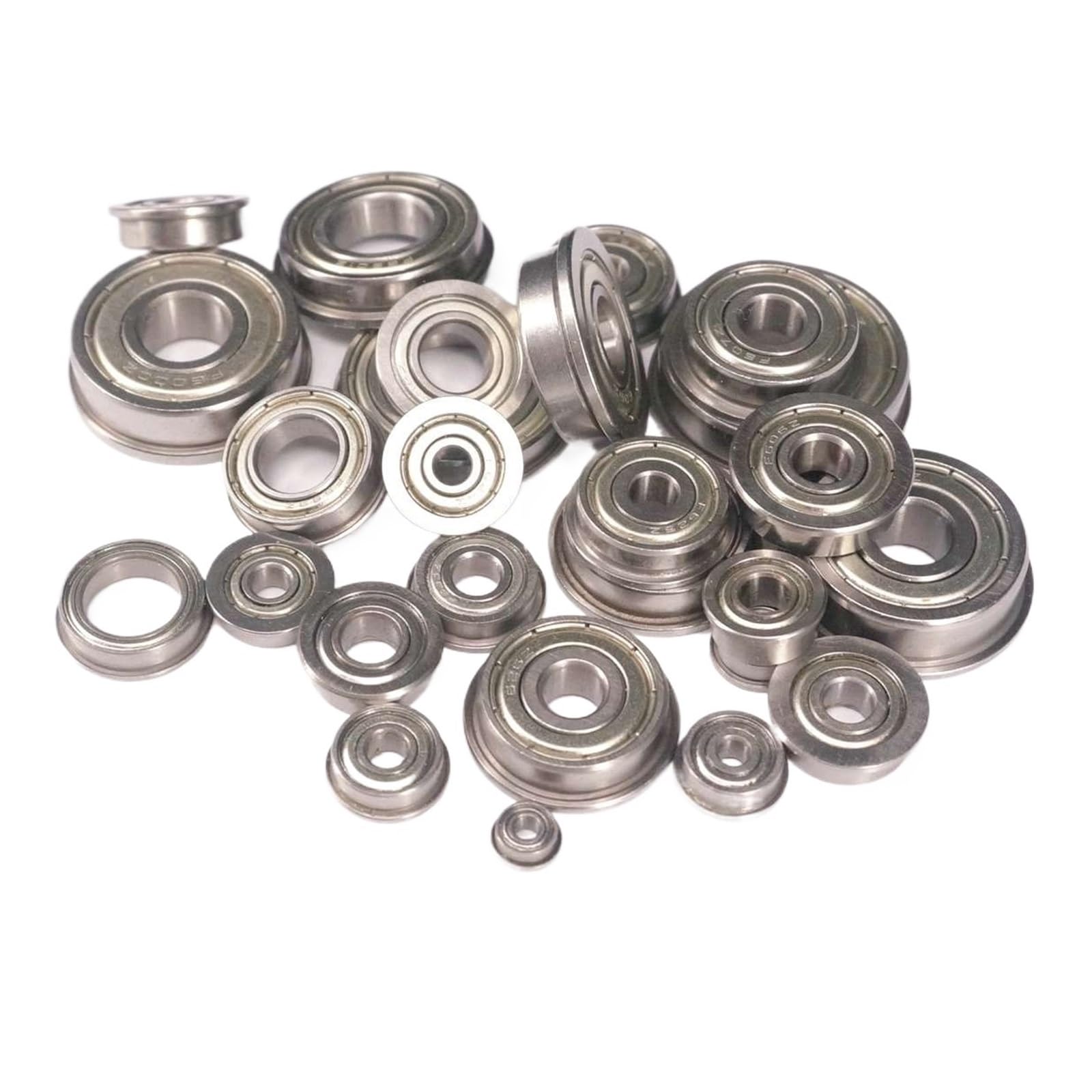 QAVLXIE 10 stücke 7-12mm ABEC1 ABEC3 Metall Geschirmt Rillenkugellager Mit Flansch Trundle F698 699 607 609 63800 6900 608ZZ(ABEC1,10PCS_F699ZZ 9X20X6MM) von QAVLXIE
