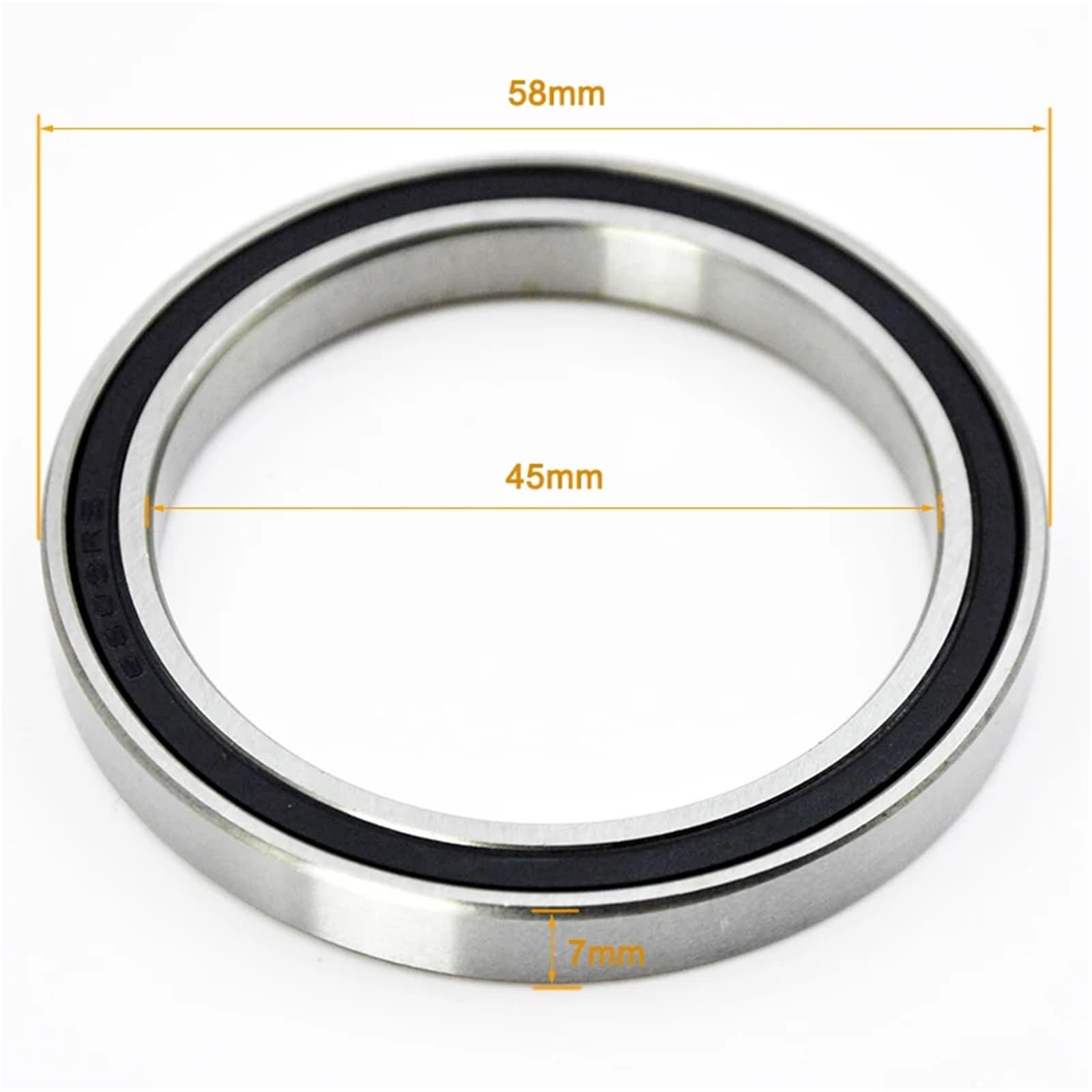 QAVLXIE 2 stücke 6806 6807 6808 6809 6810 6811 6812 6813 6814 6815 6816 2RS DDU RS Lager 6808RS Rillenkugellager(6809-2RS 45X58X7mm) von QAVLXIE