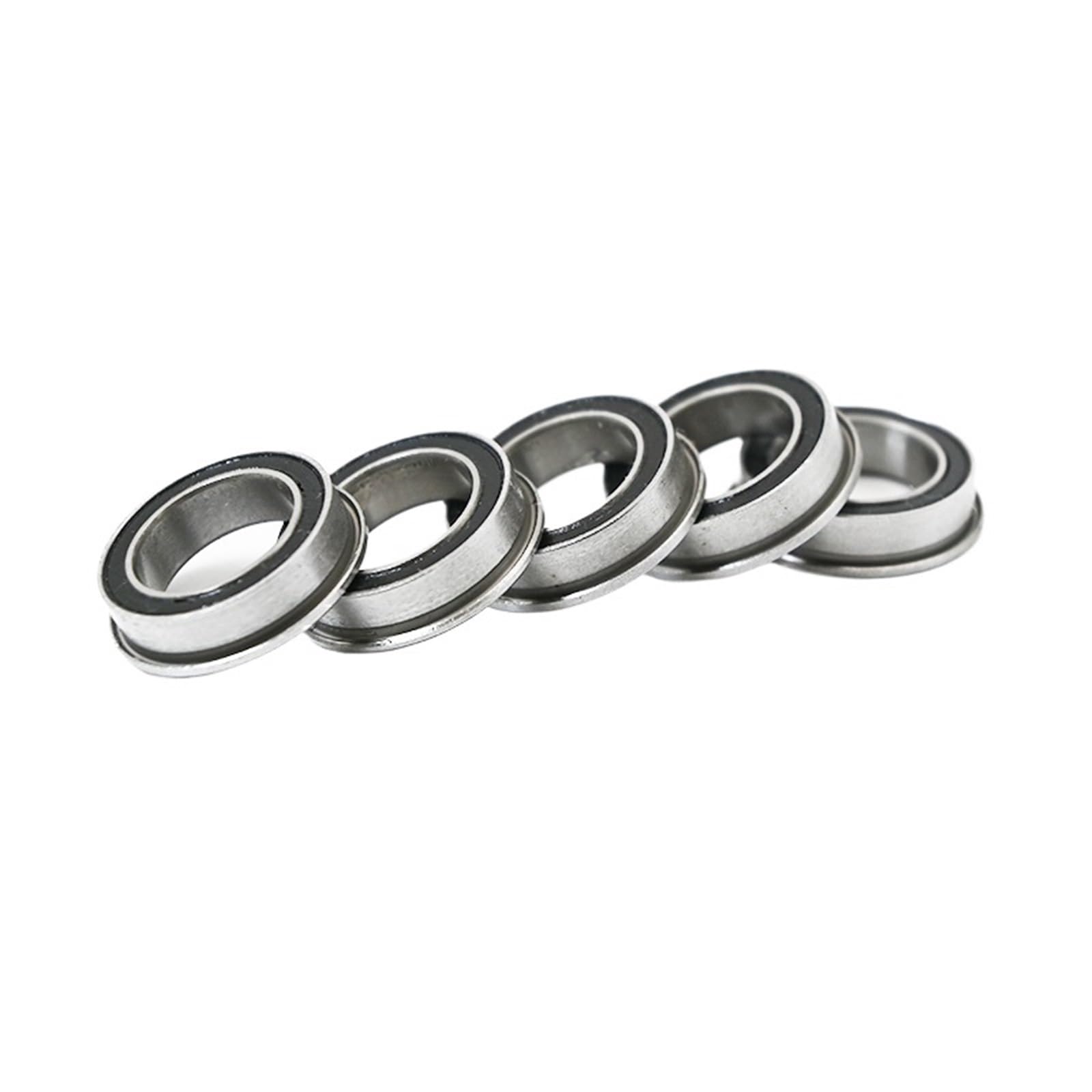 QAVLXIE 5 STÜCKE flanschlager F6000 F6001 F6002 F6003 F6004 F6005 F6006 ZZ Z RS 2RS Flanschkugellager(Iron,F6001-ZZ RS-12x28x8) von QAVLXIE