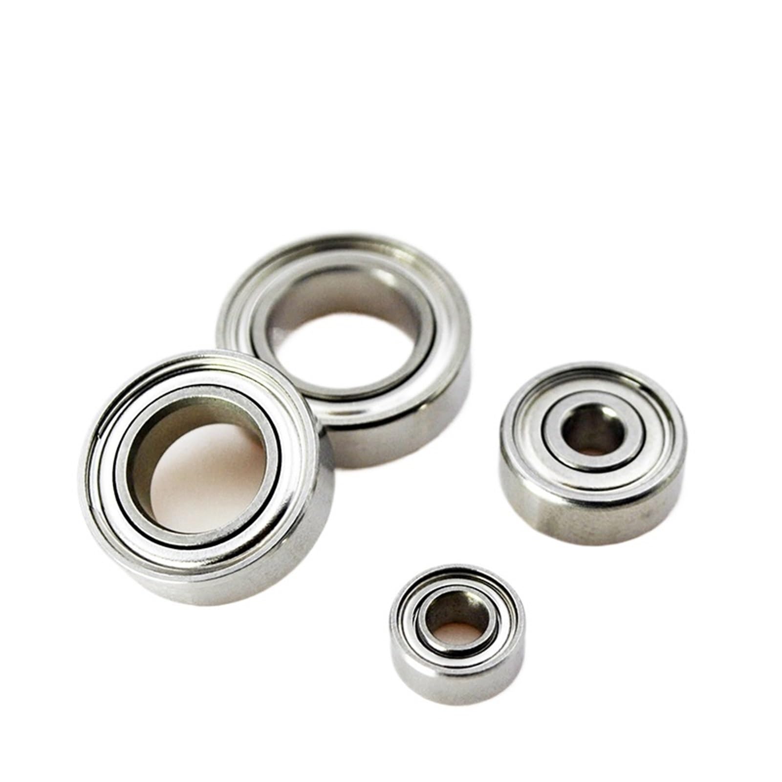 QAVLXIE Hybrid-Keramik-Edelstahl-Kugellager 2 mm 3 mm 4 mm 5 mm 6 mm 7 mm 8 mm 10 mm geschirmtes Miniaturlager for Angelrollen(10x15x4mm) von QAVLXIE