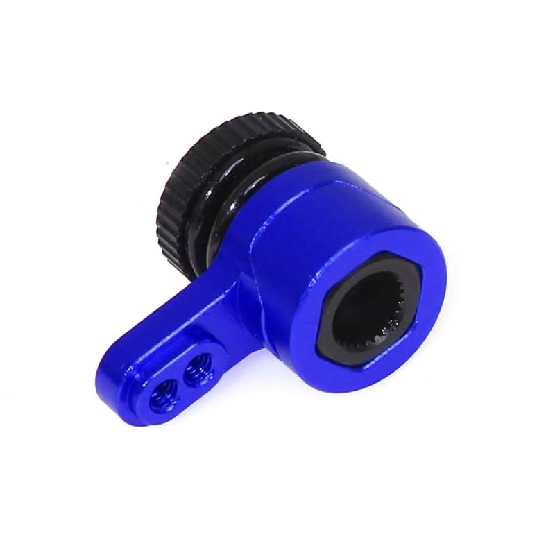 QAWRYV Für Granite Für Typhon Für Grom 1/18 25T Servo Arm Von Für Frühling Entladen Rc Crawler Auto LKW Für Buggy OP Upgrade Teile RC Upgrade Zubehör(Blue) von QAWRYV
