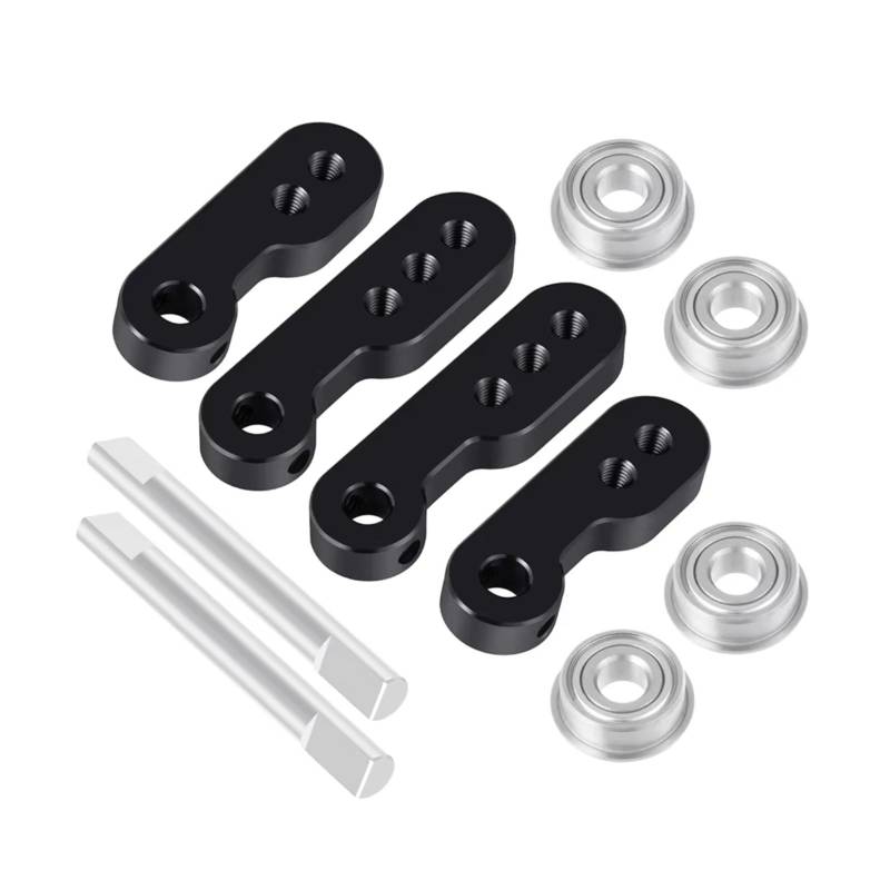 QAWRYV Für Tamiya Clod Buster 4 × 4 × 4 1/10 Aluminium Fixed Link Lenkservohalterung Mit Lagern RC Auto Upgrade Teile RC Upgrade Zubehör von QAWRYV