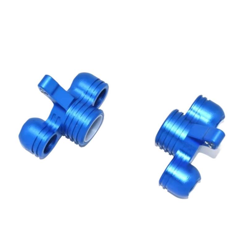 QAWRYV RC Achsschenkel Lenkbecher Für Arrma Für Kraton 8S 1/5 Aluminium Front Knuckle Arm Steering Block RC Crawler Auto Upgrade Zubehör Ersetzen Ändern Teile(Blue) von QAWRYV