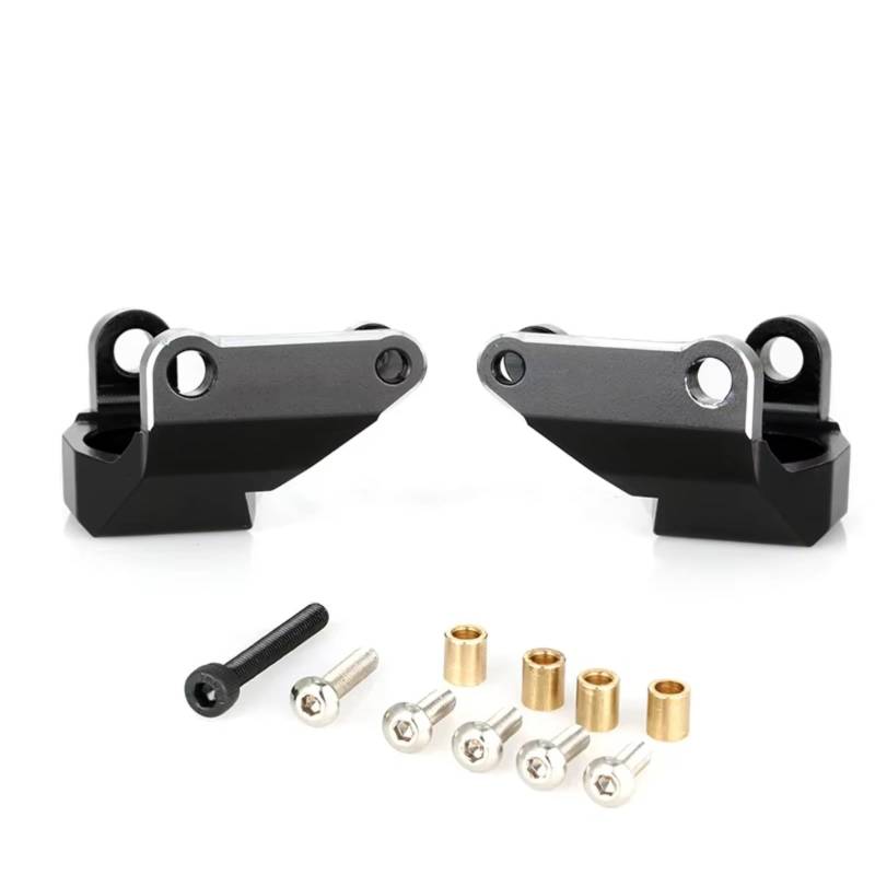 QAWRYV RC Achsschenkel Lenkbecher Für Axial Für SCX10 III Für Bronco 1/10 Aluminiumlegierung Vorderachse Achsschenkel RC Für Racing Crawler Auto Upgrades Teile von QAWRYV