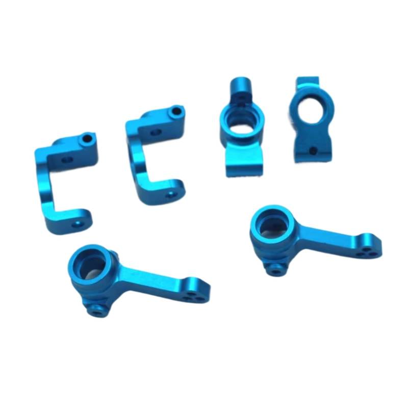 QAWRYV RC Achsschenkel Lenkbecher Für Dodge HNR H9802 H9803 1/10 Metall Lenkung Tasse Hinterachse Für Sitz C Für Sitz RC Fernbedienung Auto Upgrade Teile(Blue) von QAWRYV