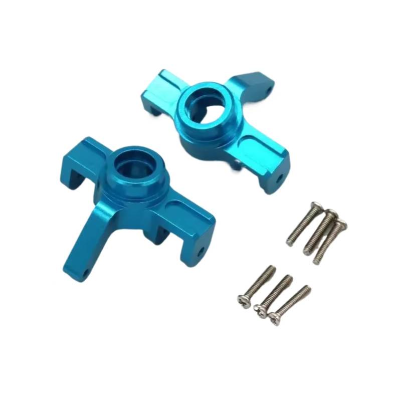 QAWRYV RC Achsschenkel Lenkbecher Für MJX H16 16207 16208 16209 16210 Metall Lenkung Tasse Achsschenkel Fernbedienung Auto Upgrade Zubehör Teile(Blue) von QAWRYV