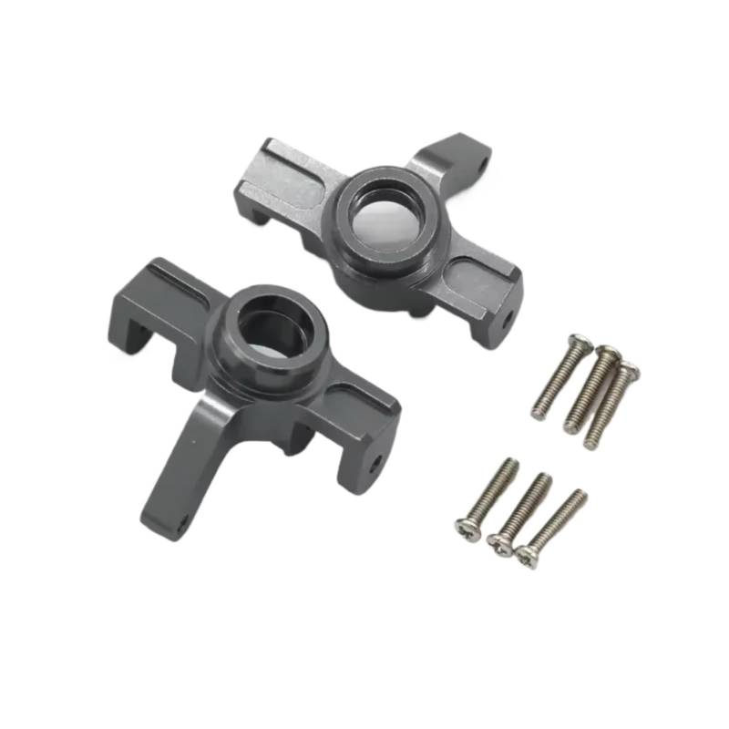 QAWRYV RC Achsschenkel Lenkbecher Für MJX H16 16207 16208 16209 16210 Metall Lenkung Tasse Achsschenkel Fernbedienung RC Auto Upgrade Zubehör Teile(Gray) von QAWRYV