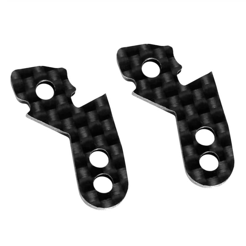QAWRYV RC Achsschenkel Lenkbecher Für Tamiya Für TT-02 1/10 Carbon Fiber Achsschenkel Platte TATT-031 RC Auto Upgrade Zubehör Ersetzen Ändern Teile von QAWRYV