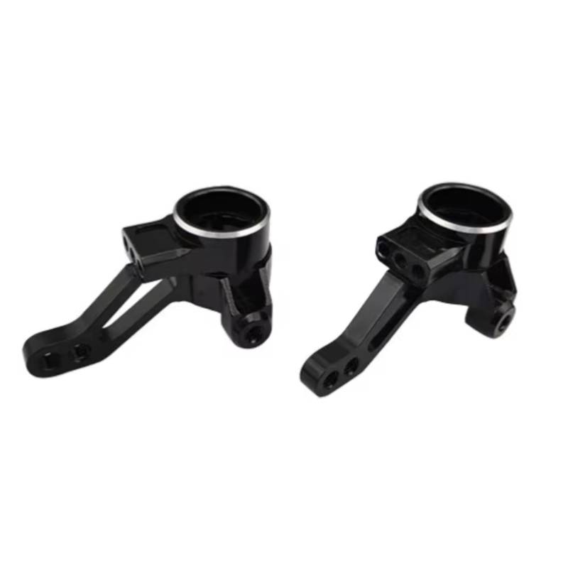 QAWRYV RC Achsschenkel Lenkbecher Für Traxxas TRA8337 1/10 CNC Aluminium Front Steering Block Achsschenkel RC Crawler Auto Upgrade Ersetzen Ändern Teile von QAWRYV