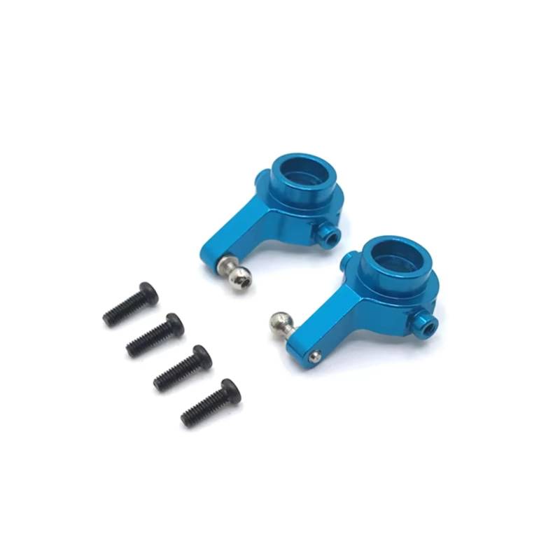 QAWRYV RC Achsschenkel Lenkbecher Für WLtoys A949 A959 A969 A979 K929 1/18 Metall Front Steering Cup Achsschenkel RC Auto Upgrade Änderung Teile(Blue) von QAWRYV