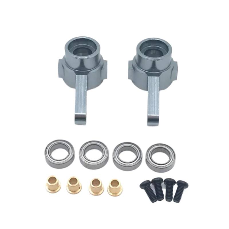 QAWRYV RC Achsschenkel Lenkbecher Für WPL Für MangNiu D90 91 99S V1 Für Jjrc Für Feiyu 1/16 Metall Vorderachse Lenkung Tasse Achsschenkel Fernbedienung Auto von QAWRYV