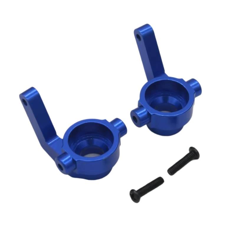 QAWRYV RC Achsschenkel Lenkbecher Für ZD DBX-10 10427S 9106S 1/10 Metall Lenkung Tasse 7186 RC Control Für Racing Auto Für Wüste Off-Road Fahrzeug Teile(Blue) von QAWRYV
