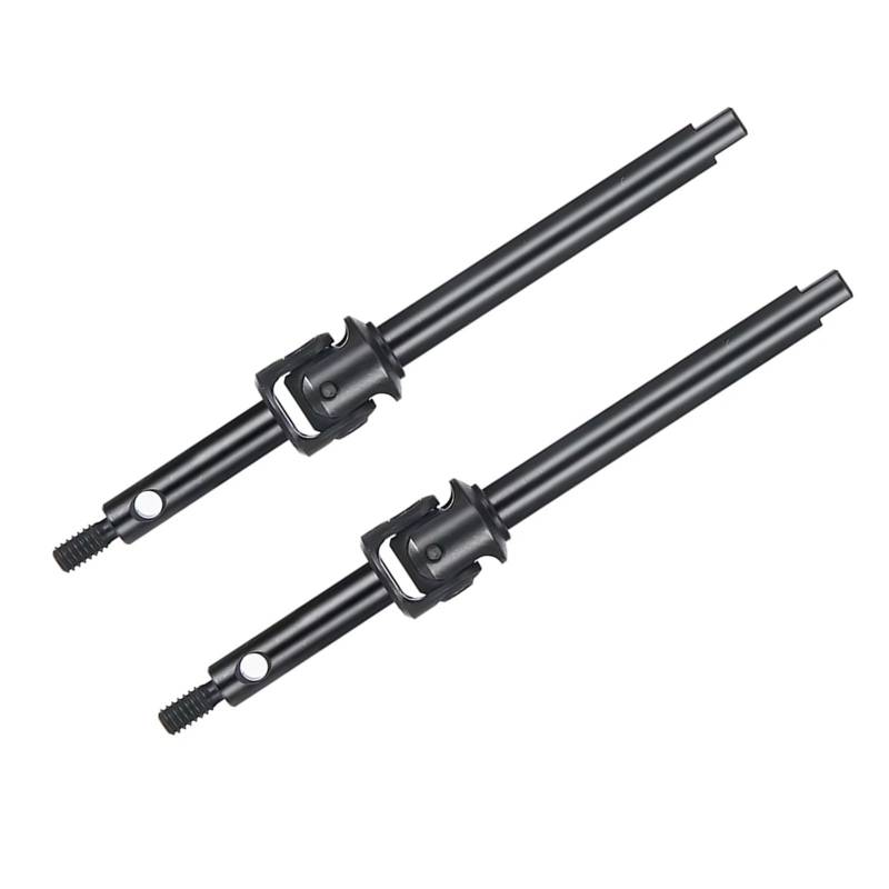 QAWRYV RC Antriebswelle Für Axial Für SCX24 Für AXI00006 Für Bronco Für Deadbolt C10 Für Gladiator Für Wrangler 1/24 Verlängern Front CVD Kardanantrieb Dog Bone RC Automodellteile(Size 2) von QAWRYV
