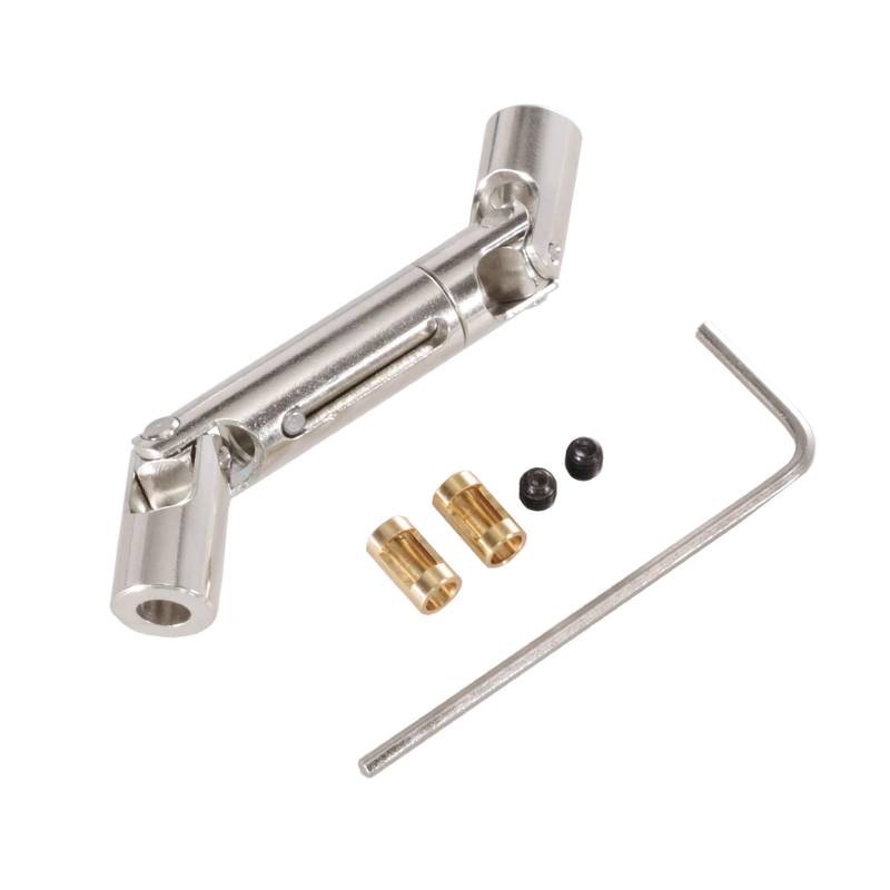 QAWRYV RC Antriebswelle Für MN Für MN99s MN98 1/12 Ersatz-Antriebswelle Aus Metall Der Zweiten Generation Mit 3 Mm Bis 4 Mm Wellenhülse RC-Auto-Upgrade-Teile-Zubehör(Size 1PCS) von QAWRYV