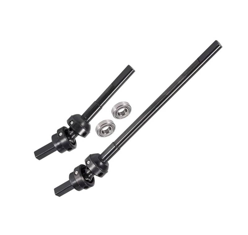 QAWRYV RC Antriebswelle Für SCX10 III Für AR45P Offset Portal Achse 1/10 Stahl Konstantgeschwindigkeit Driveshift 3-Joint CVD Mit Lager Antriebswelle Upgrade RC Auto Crawler Teile von QAWRYV