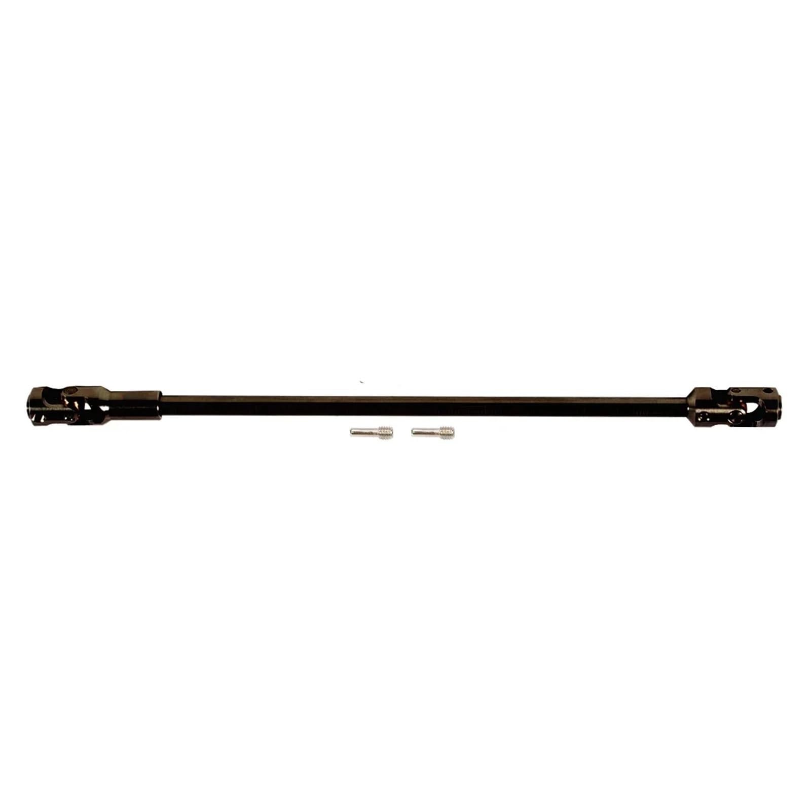 QAWRYV RC Antriebswelle Für TRX4 1/10 Für Capra Für SCX10 Pro Für Element Antriebswellenlänge 68-229mm DIY Übertragungswelle RC Crawler Für LCG Chassis Autoteile(Black,Size 1PCS) von QAWRYV