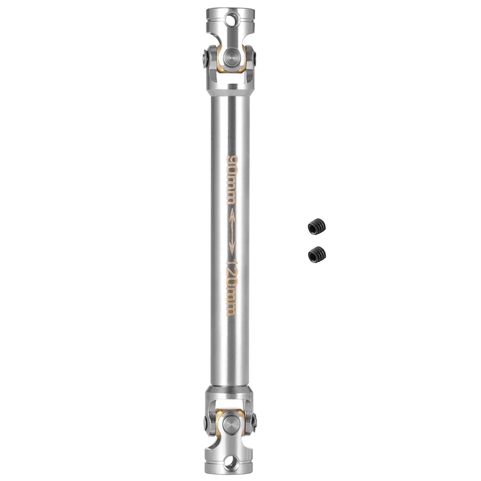 QAWRYV RC Antriebswelle Für Tamiya 1/14 Ersatz Metall Antriebswelle Joint Übertragung Welle RC Traktor LKW Modell Auto Upgrade Ersatzteile Zubehör(90-120mm) von QAWRYV
