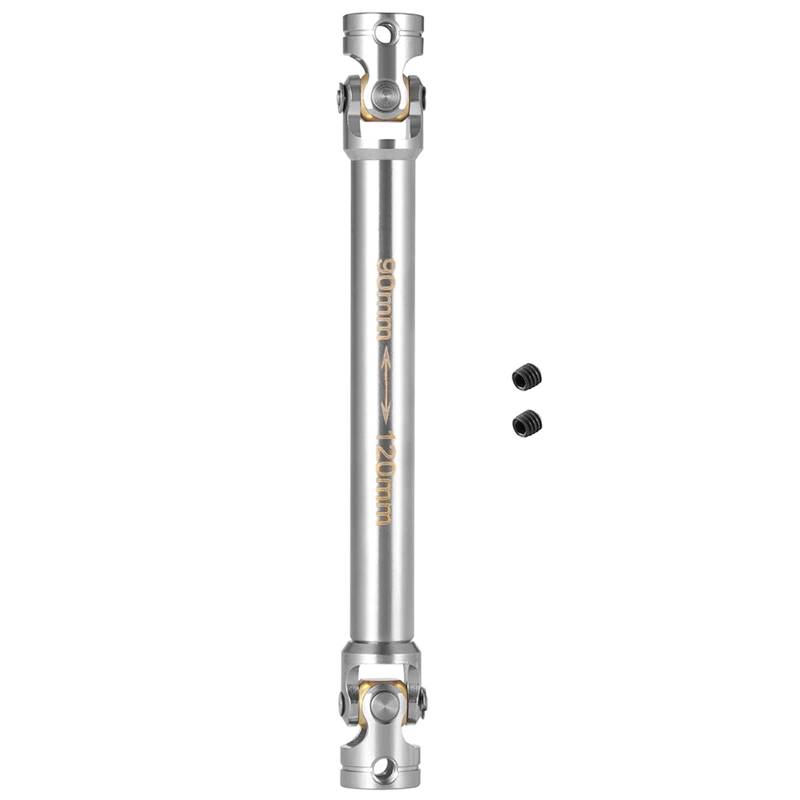 QAWRYV RC Antriebswelle Für Tamiya 1/14 Ersatz Metall Antriebswelle Joint Übertragung Welle RC Traktor LKW Modell Auto Upgrade Ersatzteile Zubehör(90-120mm) von QAWRYV
