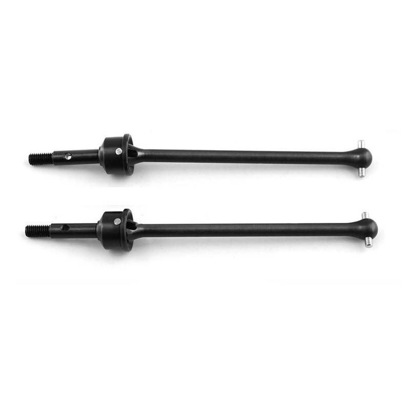 QAWRYV RC Antriebswelle Für Traxxas Für Unlimited Für Desert Racer Für UDR 1/7 8539 8550 8553 Metall Vorne Hinten Antriebswelle CVD Antriebswelle Hundeknochen RC Auto Upgrade Teile(Black,Front) von QAWRYV