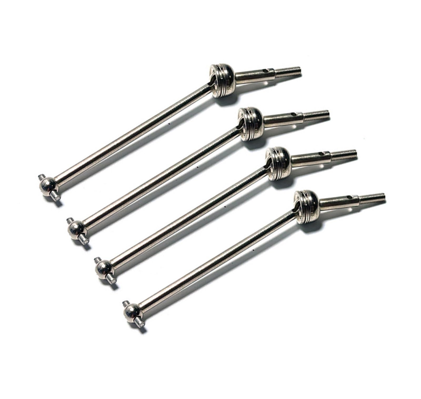 QAWRYV RC Antriebswelle Für WLtoys 1/14 144001 144002 144010 1/12 124016 124017 124018 124019 Getriebewelle Upgrade Innenbordwelle RC Autoteil Metall CVD Antriebswelle(Black,Size 4pcs) von QAWRYV