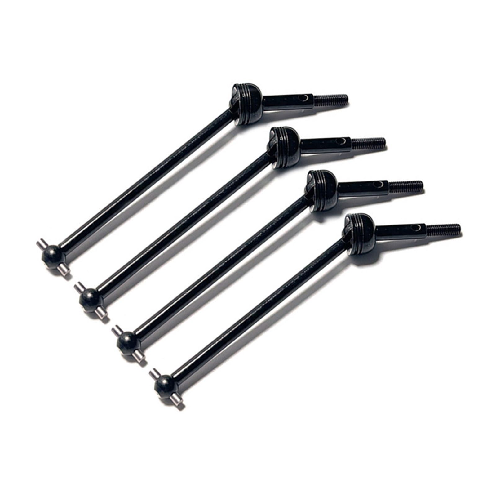 QAWRYV RC Antriebswelle Für WLtoys 1/14 144001 144002 144010 1/12 124016 124017 124018 124019 Getriebewelle Upgrade Innenbordwelle RC Autoteil Metall CVD Antriebswelle(Silver,Size 4pcs) von QAWRYV