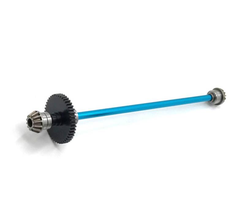 QAWRYV RC Antriebswelle Für Wltoys 144002 144001 144010 1/14 RC Auto Upgrade Teile Center Drive Shaft Assembly Reduktionsgetriebe 27T Motor Getriebe Übertragung Welle(Blue) von QAWRYV