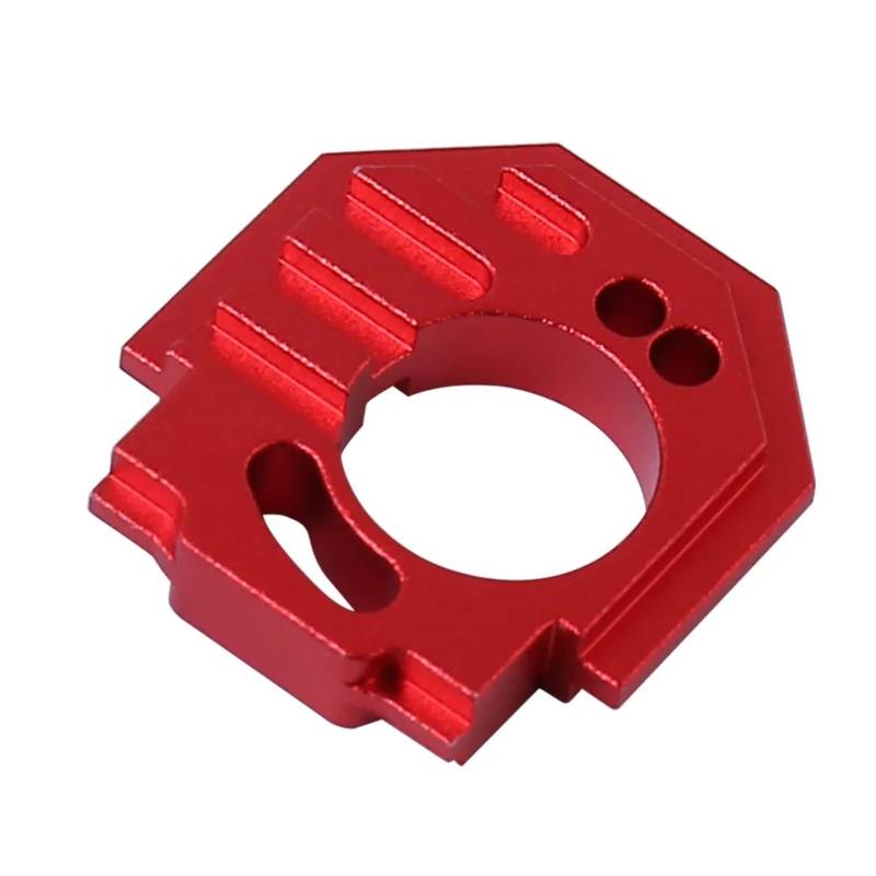 QAWRYV RC Upgrade Zubehör Für Arrma 1/18 Für Granite Für Grom RC-Car Metallkühlkörper Einstellbare Motorhalterung Upgrade-Teile Modifiziertes Zubehör DIY-Teile(Red) von QAWRYV