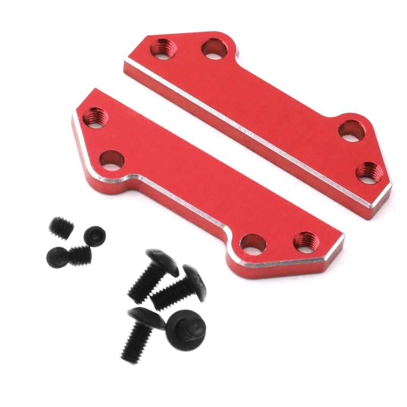 QAWRYV RC Upgrade Zubehör Für Arrma 1/8 Für Mojave 4S 4X4 Für BLX Metall Stabilisator Halterung Überrollbügel Halterung RC Auto Upgrade Teile Geändert Zubehör(Red) von QAWRYV