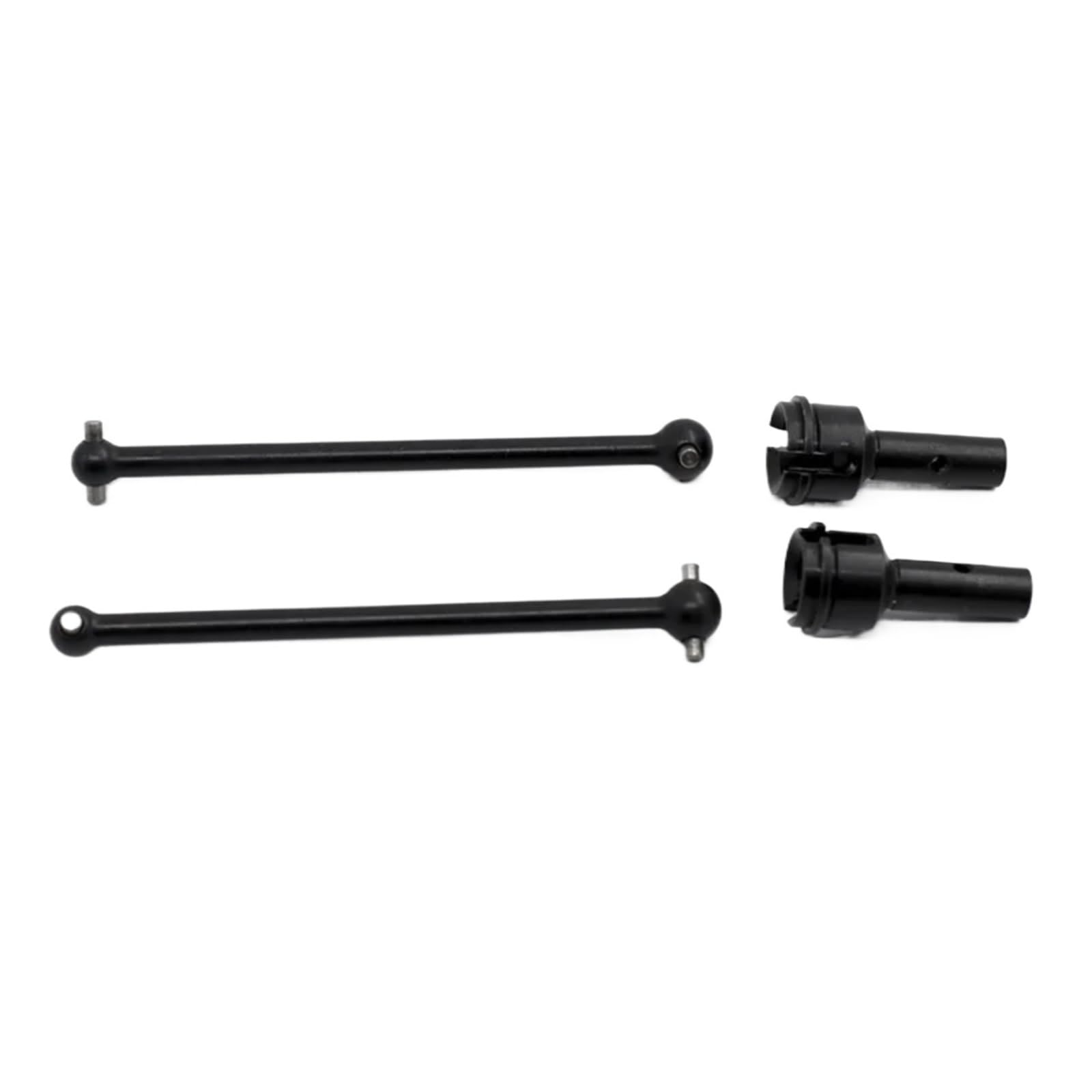 QAWRYV RC Upgrade Zubehör Für Arrma 1/8 Für Typhon 6S 1/7 Für Infraction 6S Für Limitless 6S Für BLX 2/4 Stücke Metall Vorne Und Hinten Antriebswelle CVD RC Auto Upgrade Teile(Black,2pcs Rear) von QAWRYV